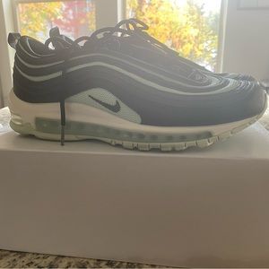Authentic Nike Air Max 97 Black and Mint Green